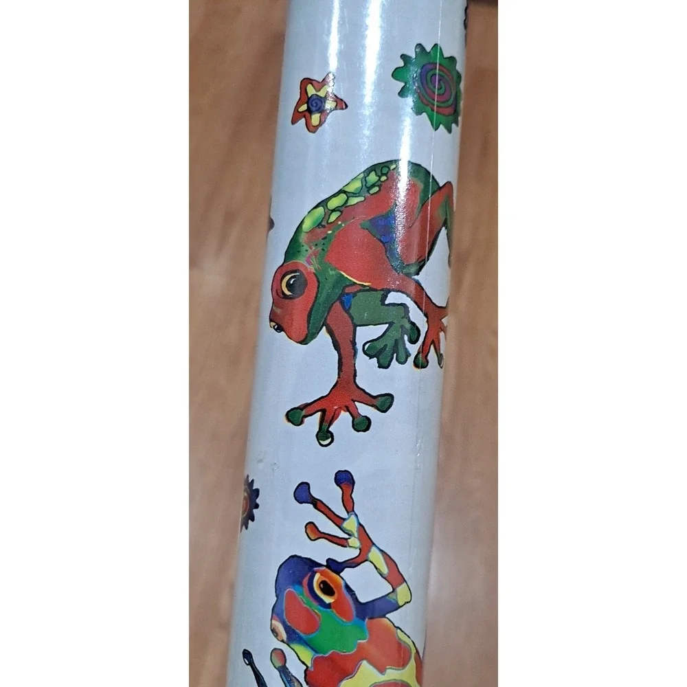 Innisbrook Wrapping Paper Hop To It 20 Foot x 24 Inches Colorful Frogs NEW
